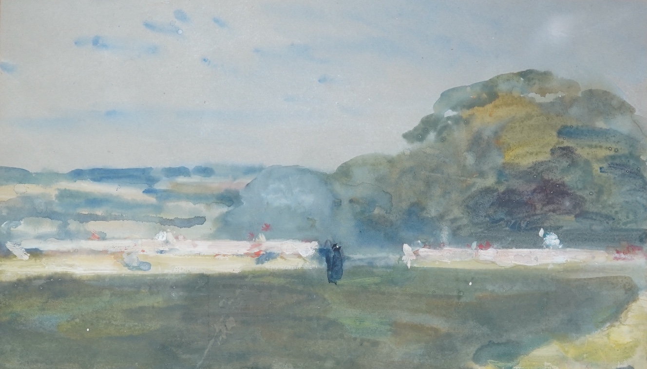 Hercules Brabazon Brabazon (British, 1821-1906), 'At Oaklands', watercolour, 17 x 28.5cm